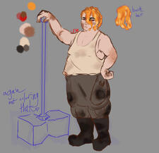 Full body flat color